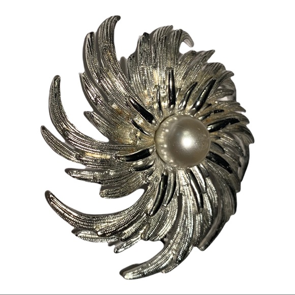 VTG Sarah Coventry Large Starburst Sunburst Brooch 1960’s-70’s Signed Estate - Picture 5 of 5